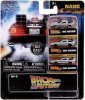 Jada Toys  BACK TO THE FUTURE  TIME MACHINE 3PACK