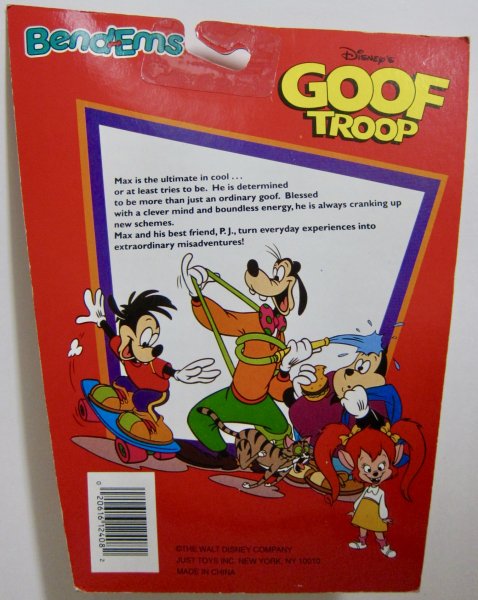 ディズニー GOOF TROOP パパはグーフィー マックス ベンダブルフィギュア