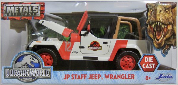 Jada Toys ジュラシックワールド JP スタッフ・ジープ ラングラー ミニカー