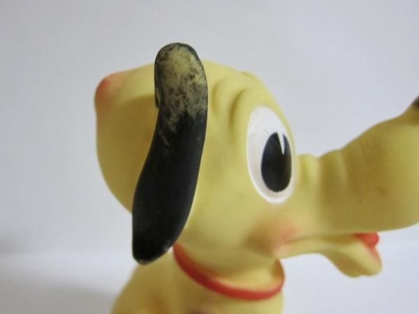 VINTAGE rubber vinyl toy PLUTO LEDRA LEDRAPALSTIC WALT