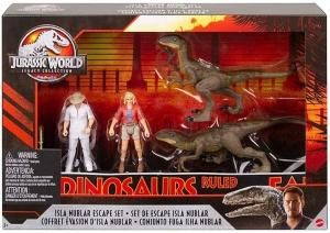 ジュラシックパークアクションフィギュア　4体セット マテル ジュラシックパーク プレイセット