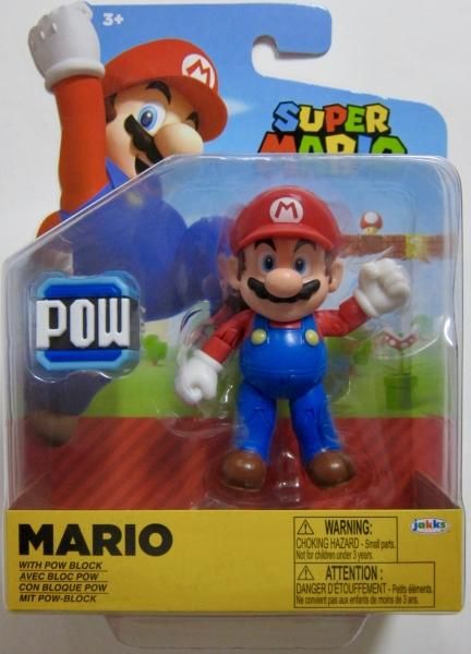 Amazon.com: Super Mario Action Figure 4 Inch Mario