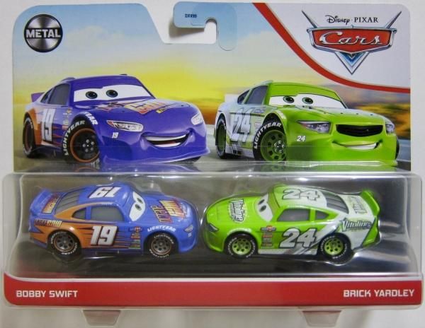 マテル カーズ ボビースウィフト & ブリックヤードレー ミニカー