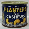 70's PLANTERS  MR. PEANUT  Whole CASHEWS Tin Can