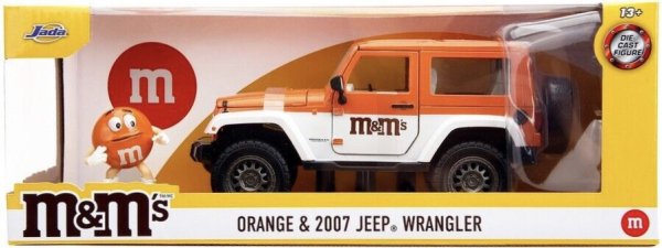 M\u0026Ms 2007 JEEP WRANGLER W/ORANGE FIGURE