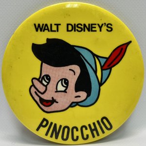 ディズニー ピノキオ 缶バッチ