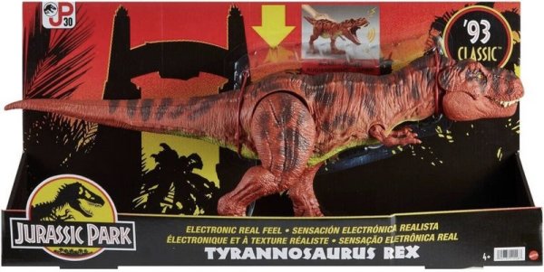 マテル ジュラシックパーク 30周年 ティラノサウルス フィギュア