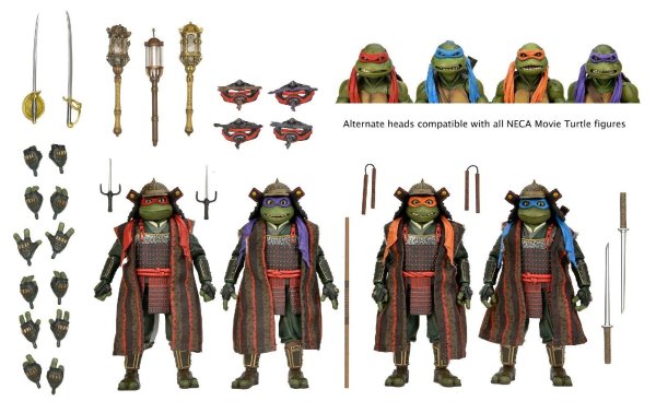 SDCC 2023 NECA タートルズ フィギュア ４体セット