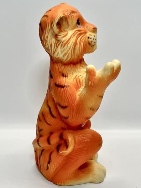 60's ESSO EXXON TIGER ソフビ 貯金箱