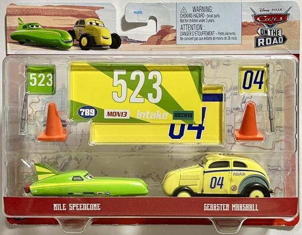 マテル カーズ ナイル・スピードコーン ミニカー CARS 溶かさ ON