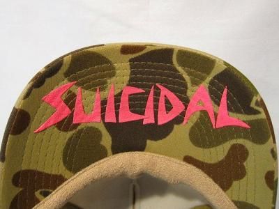 SUICIDAL TENDENCIES 迷彩柄メッシュキャップ ピンク - PopSoda