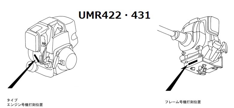 UMK422／UMK431／UMR422／UMR431用 キャブレターASSY（タイプ別選択購入） -  ホンダパワープロダクツ製品・パーツ販売のホンダガーデン・オンラインショップ