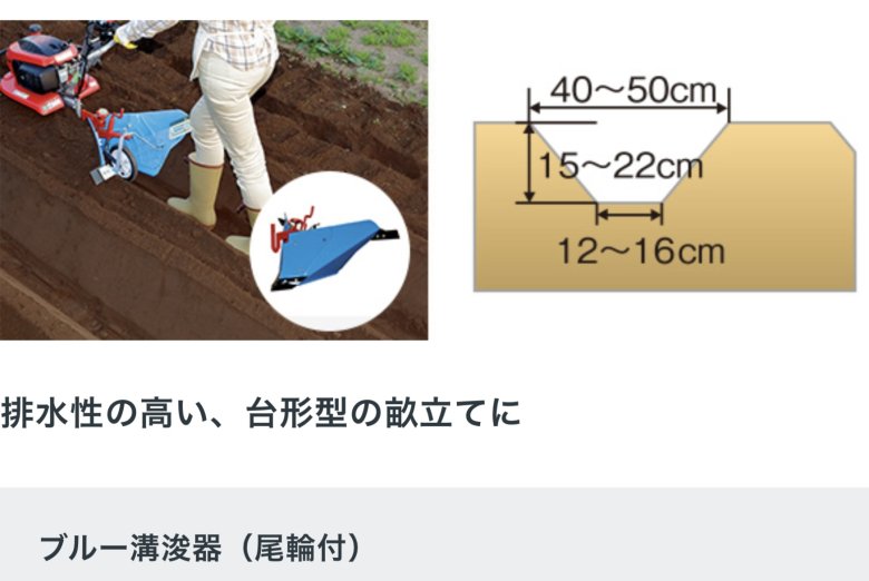 こまめF220用ブルー溝浚器（尾輪付） 品番12144 - ホンダパワープロダクツ製品・パーツ販売のホンダガーデン・オンラインショップ