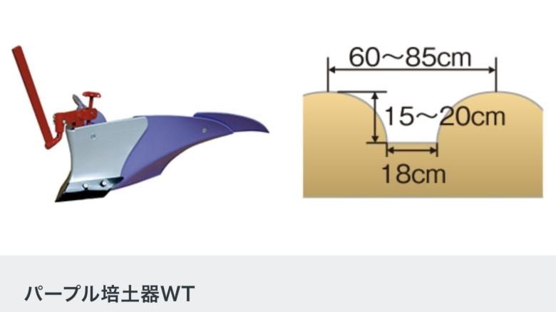 ラッキーFU655・755用パープル培土器WT 品番12146 - ホンダパワー