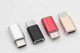 【メール便送料無料】USB 2.0 Micro B(メス) to TypeC 変換アダプタ 全4色