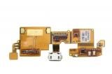【メール便送料無料】ZTE Blade V6 マイクロUSBコネクターケーブルASSY