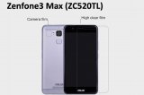 【メール便送料無料】ZenFone3 Max (ZC520TL) 液晶保護フィルムセット クリスタルクリアタイプ