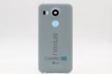 【メール便送料無料】Google Nexus5X バックカバーASSY ブルー