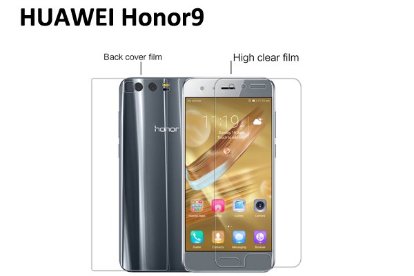 Huawei Honor9 液晶保護フィルムセット クリスタルクリアタイプ - MOUMANTAI オンラインショップ｜スマホ タブレット パーツ販売  修理