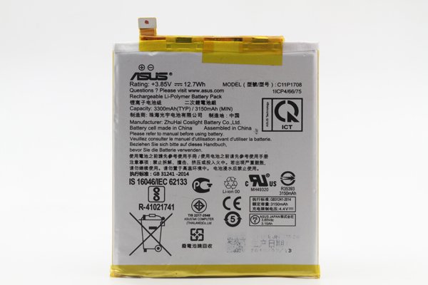 Zenfone5（ZE620KL）バッテリー C11P1708 - MOUMANTAI オンライン ...