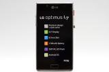 LG Optimus L7 P705 フロントパネルASSY ブラック 