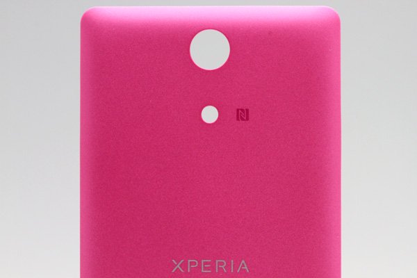 【メール便送料無料】Xperia ZR (M36h) リアカバー 全4色  [9]