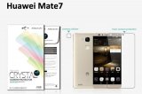 【メール便送料無料】Huawei Ascend Mate7 液晶保護フィルムセット クリスタルクリアタイプ 