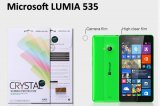 【メール便送料無料】Microsoft LUMIA535 液晶保護フィルムセット クリスタルクリアタイプ 