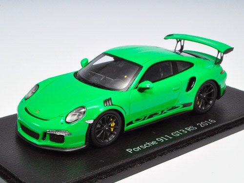 Spark/スパーク】1/43 Porsche 911 GT3 RS 2016 (Green) - ミニカー 
