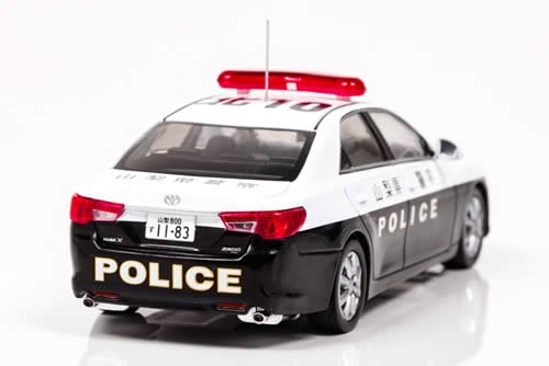 RAI'S】1/43 トヨタ マークX 250G Four (GRX135) 2014 山梨県警察所轄 