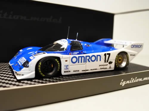 1/18 イグニッションモデル OMRON PORSCHE 962C - ミニカー