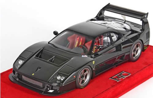 BBR】1/18 フェラーリ F40 LM 1989 （グロスブラック/チタニウムカラー