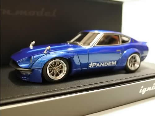 イグニッションモデル 1/43 パンディム S30 Z ブルー メタリック 