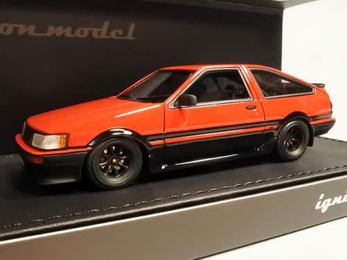 ignition model/イグニッションモデル】1/43 Toyota Corolla Levin (AE86) 3-Door GT Apex  Red/Black - ミニカーショップ NEOHOBBY（ネオホビー）