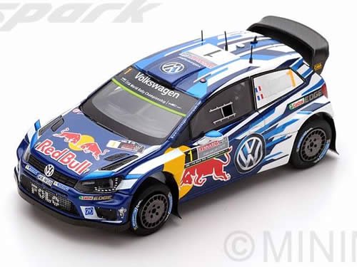 Spark/スパーク】1/43 Volkswagen Polo R WRC No.1 2nd Rally 