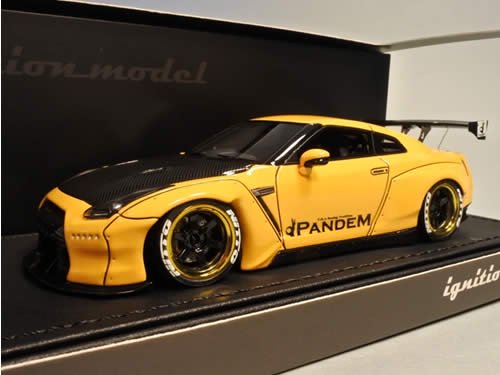 ignition model/イグニッションモデル】1/43 PANDEM R35 GT-R Yellow