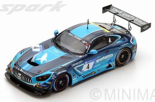 Spark/スパーク】1/43 Mercedes-AMG GT3 No.4 Black Falcon