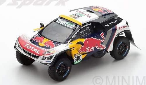 Spark Model Peugeot DKR 1/43 ミニカー Spark/スパーク】1/43 Peugeot 3008 DKR No.300 Winner Dakar