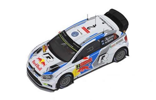 ixo/イクソ】1/43 VW POLO R WRC 2014年 スウェーデンラリー 優勝 #2 