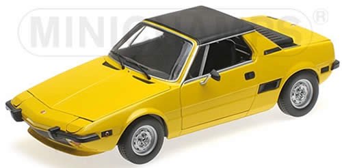 MINICHAMPS/ミニチャンプス】1/18 FIAT X1/9 1974 イエロー - ミニカー 