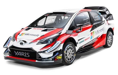 TOYOTA GAZOO Racing OFFICIAL】1/38 TOYOTA YARIS WRC 2018 Launch 