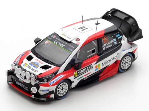 Spark/スパーク】1/43 Toyota Yaris WRC No.10 Winner Rally Sweden 