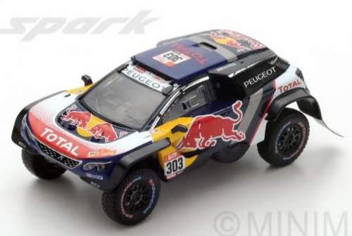 Spark/スパーク】1/43 Peugeot 3008 DKR Maxi No.303 Winner Dakar