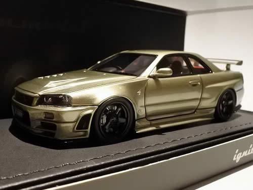 イグニッションモデル GT-R nismo R34 Z-tune Gold