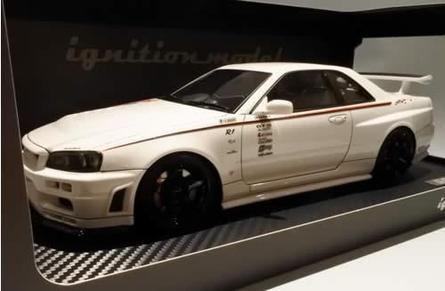 ignition model/イグニッションモデル】1/18 Nismo R34 GT-R R-tune White - ミニカーショップ  NEOHOBBY（ネオホビー）