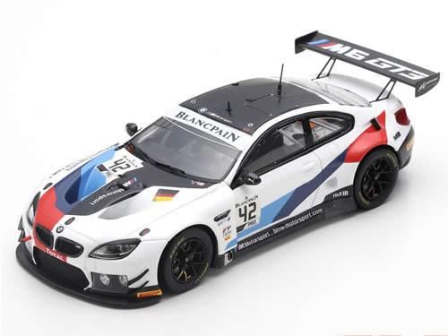 Spark/スパーク】1/43 BMW M6 GT3 No.42 BMW Team Schnitzer 24H Spa