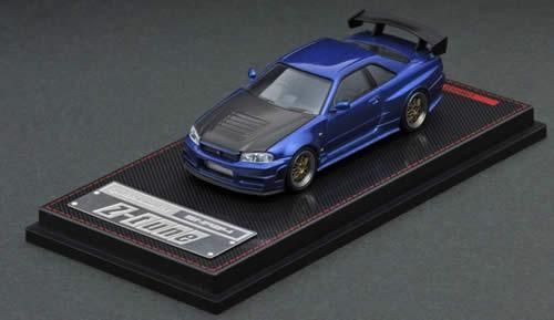 ignition model/イグニッションモデル】1/64 Nismo R34 GT-R Z-tune Blue Metallic -  ミニカーショップ NEOHOBBY（ネオホビー）