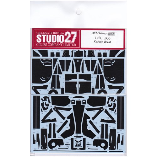 STUDIO27/スタジオ27】1/20 F60 Carbon decal for TAMIYA - ミニカーショップ NEOHOBBY（ネオホビー）