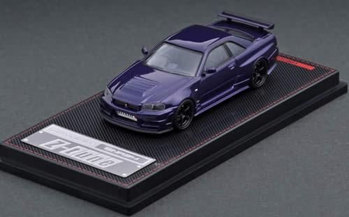 ignition model/イグニッションモデル】1/64 Nismo R34 GT-R Z-tune Purple Metallic -  ミニカーショップ NEOHOBBY（ネオホビー）