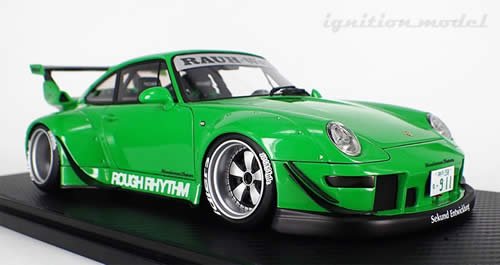 ignition model/イグニッションモデル】1/18 RWB 993 Green - ミニカー